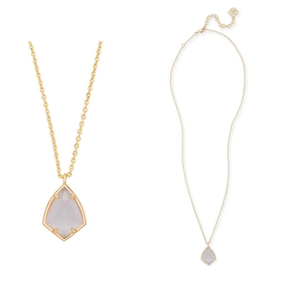 Kendra Scott • “Cory” Necklace • Gold + Lilac - Picture 3 of 4